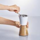Ceramic Coffee Mill / Wood