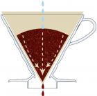 V60 Heat Resistant Glass Transparent Coffee Dripper (1~2 cups)