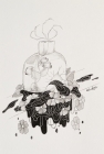 「心」、絵画、日本画家、美術品、芸術