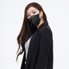spunmask立体型　ブラック色　７枚入、マスク、黒色、小顔、日本製品